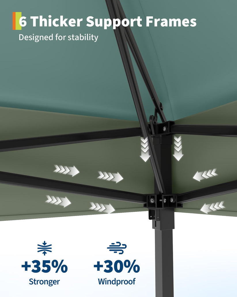 Tissu imperméable et anti-UV de la tonnelle Garvee